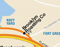 Brooklyn Roasting Company is on the map... the NYC Subway Coffee map.
