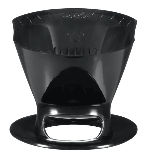 Melitta Pour Over Single Cup Coffee Brewer with Ceramic Mug, Black